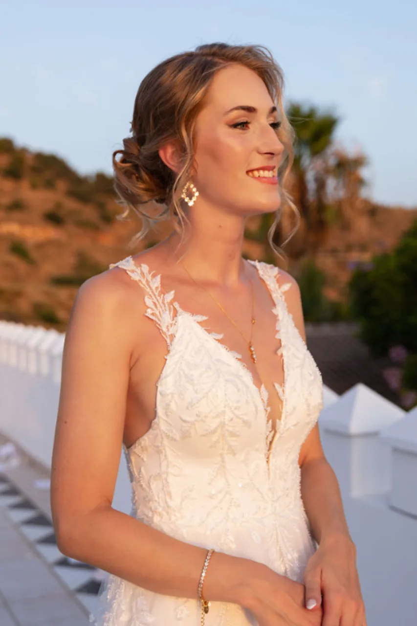 Peinado y maquillaje de novia