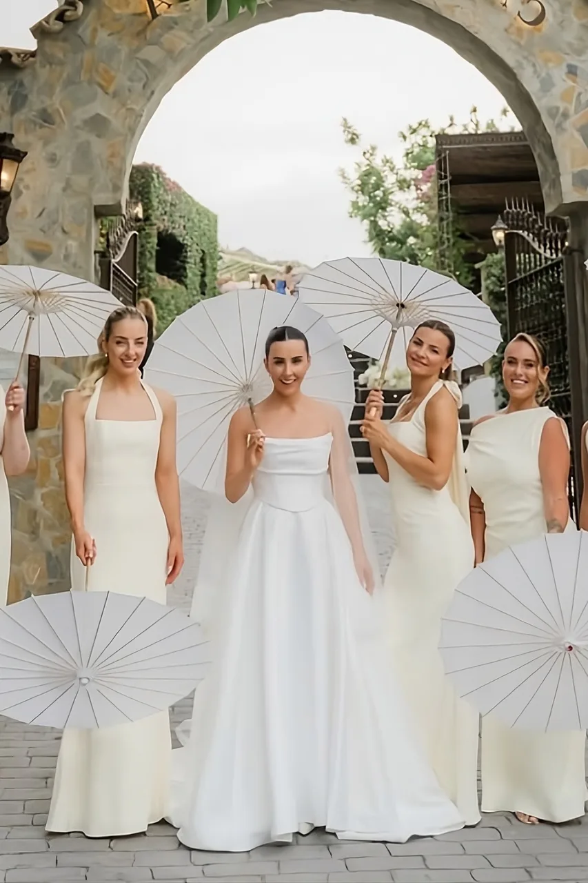 Peinados de novia y damas de honor